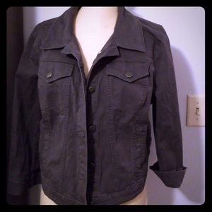 Loft Dark Grey "Denim" jacket